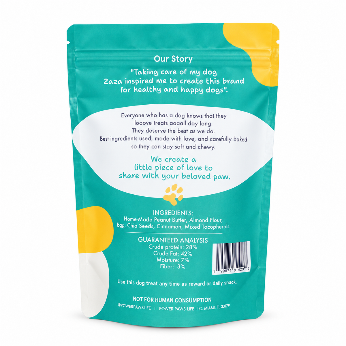 Peanut Butter Dog Treats — Skin & Coat, 28% Protein